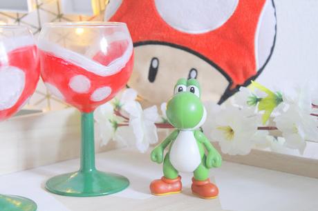 DIY : Des verres Mario (fleurs Piranha ! )