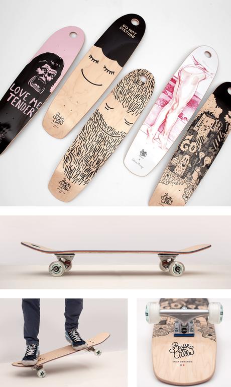 Baise en ville skateboards par Laurent Pierre