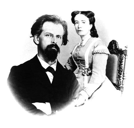 Portrait of Constant Girard (1825-1903) and Marie Perregaux (1831-1912).