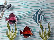Sous l’eau… Carte Scrap #622