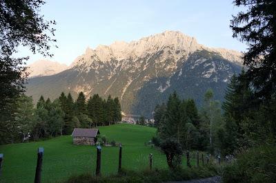 Le Karwendel au crépuscule