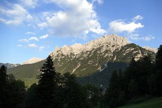 Le Karwendel au crépuscule