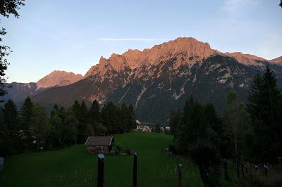Le Karwendel au crépuscule