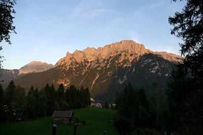 Le Karwendel au crépuscule