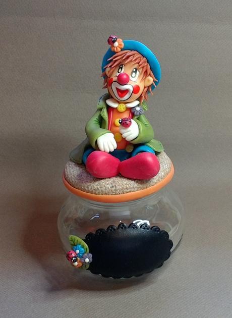 Kit de modelage "Clown&quot; en porcelaine froide