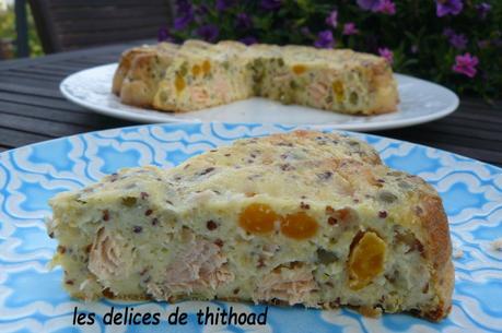 quiche sans pâte au saumon et petits pois carottes quiche sans pâte au saumon et petits pois carottes