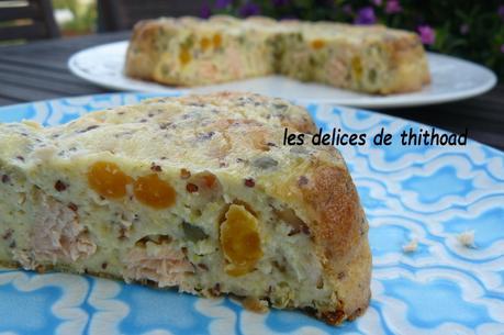 quiche sans pâte au saumon et petits pois carottes quiche sans pâte au saumon et petits pois carottes