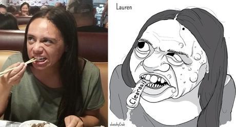 RoastMe! Ce dessinateur se paye votre tête sketchy-crab40