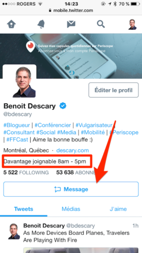 Twitter : fonctionnalité pour les entreprises qui offrent un service d’assistance à la clientèle