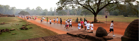 Semi-Marathon d'Angkor : Elodie soutient le Foyer Lataste