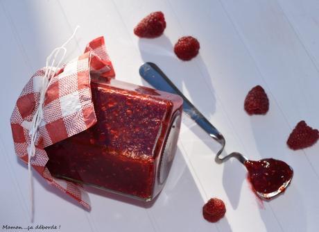 Confiture framboise, poivron et piment d'Espelette