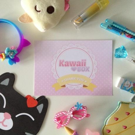 Kawaii Box #1 + CONCOURS + La Fille à Panier x Kawaii Box
