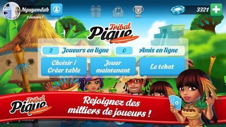 Tribal Pique : la dame de pique multijoueur sur iPhone & iPad Tribal-Pique-iPhone