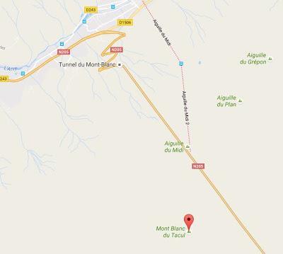 Skyline : La Chandelle et le Trident du Tacul - Thibault Cheval et Julien Millot