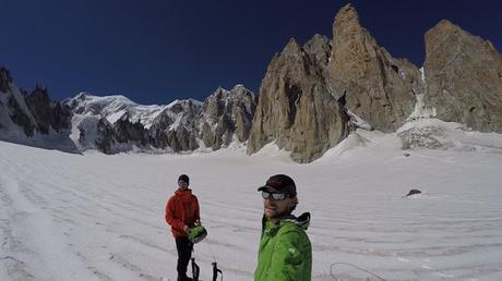 Skyline : La Chandelle et le Trident du Tacul - Thibault Cheval et Julien Millot