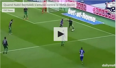 Vidéo : Quand Nabil Bentaleb s'amuse contre le Hirta Berlin
