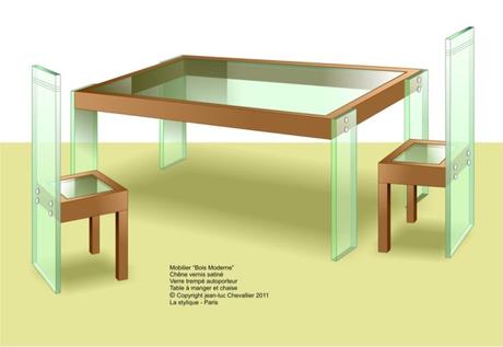 table design contemporain