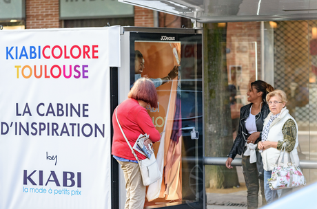 Kiabi lance des affiches vivantes
