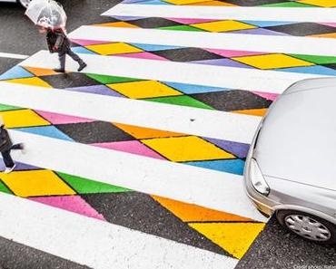 Madrid : les passages piétons prennent des couleurs