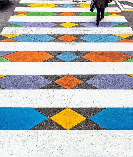 Madrid : les passages piétons prennent des couleurs christo-guelov-funnycross-05