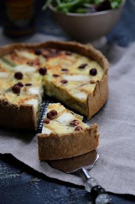 Farine épeautre , poireaux , faisselle de chèvre 