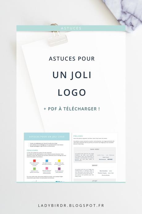 Astuces pour un joli logo + PDF à télécharger