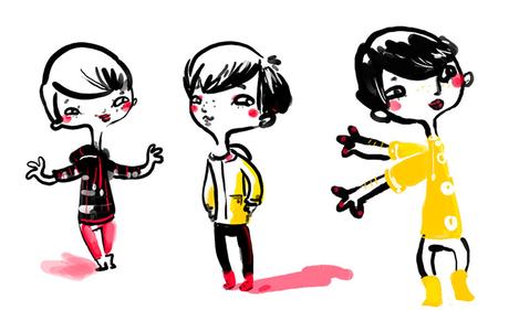 Playful illustration and animation by Caroline Attia