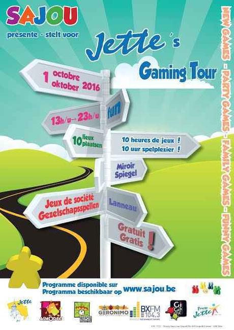 Jette’s Gaming Tour 2016 à Bruxelles le 1er Octobre