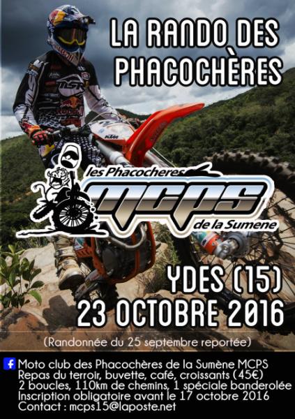 Rando des Phacochères du MCPS le 23 octobre 2016 à Ydes (15) Cantal