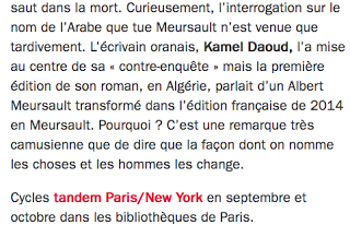 548_ Albert Camus - L'Etranger- F. INTER