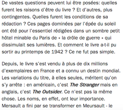 548_ Albert Camus - L'Etranger- F. INTER