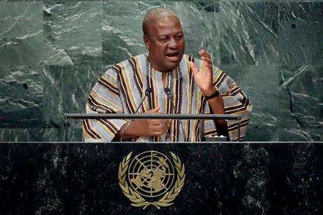 le Président du Ghana - John Mahama  a l’ONU : l’équité pour commercer avec le monde