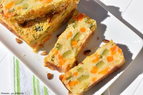 Gâteau de pommes de terre aux légumes