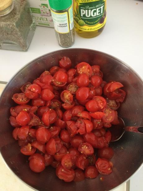 La production des carrés potagers, que de tomates cerises !