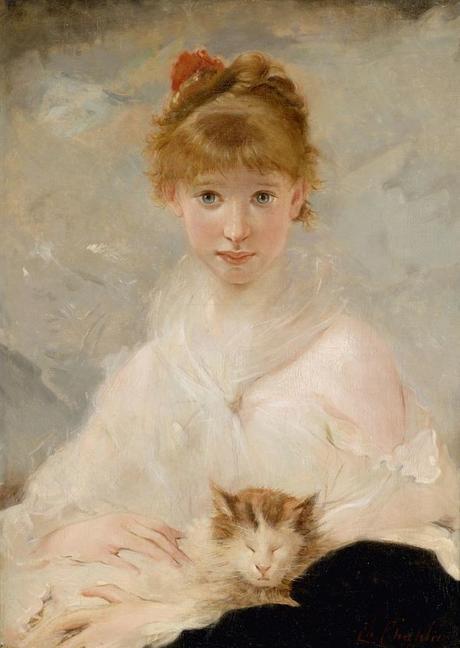 Pauvre minet (XIX et XXème) charles_chaplin-1891_der_kleine_liebling-collection-privee