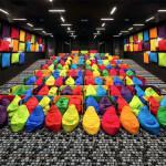 CINEMA : Colorful Beanbags Cinema