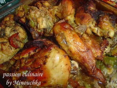 cuisine marocaine poulet au four