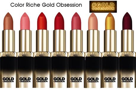 Color Riche Gold Obsession De Loréal à Découvrir