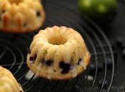 Cake parfait citron vert myrtilles