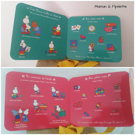 Petit lapin blanc l’imagier qu’on peu apporter partout