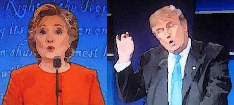 Match Hillary Clinton vs Donald Trump : 1 partout