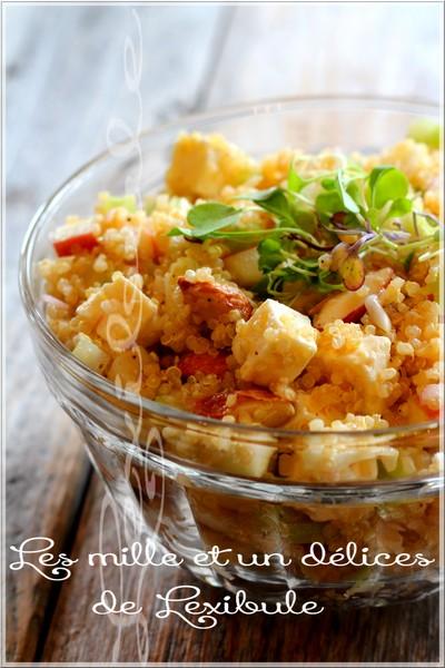 ~Salade de quinoa, féta et pommes~