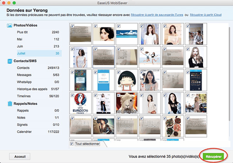 MobiSaver récupère vos données sous iOS 10
