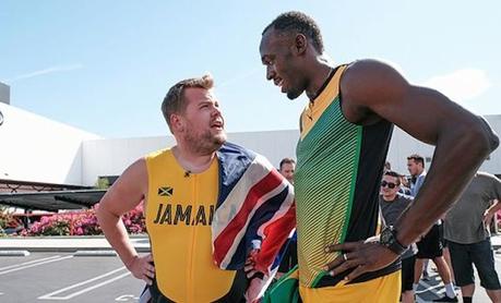 Quand James Corden défie Usain Bolt sur 100m