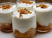 Fromage blanc pommes caramélisées