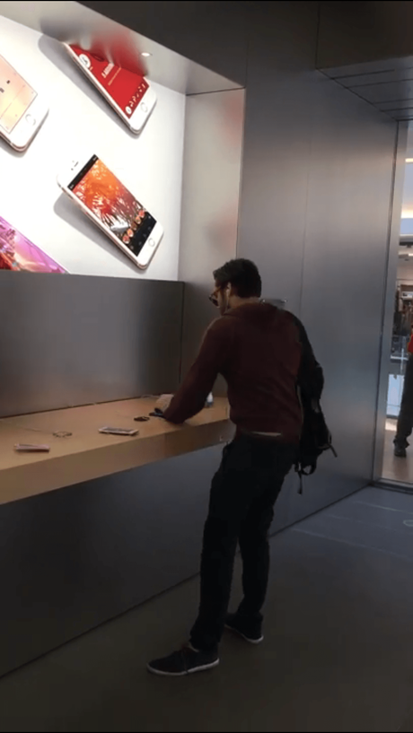 Dijon cet homme saccagé un Apple store