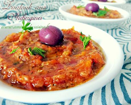 Aubergines, recettes de Zaalouk, tajine, aubergine farcie