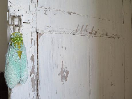 cigale tissu et perles