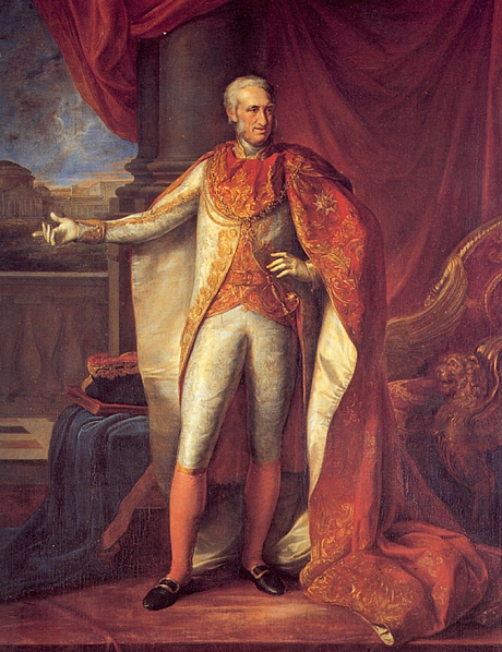 Ferdinand peint en 1818 par Vincenzo Camuccini (Palais royal de Naples)