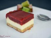 Cheesecake rhubarbe
